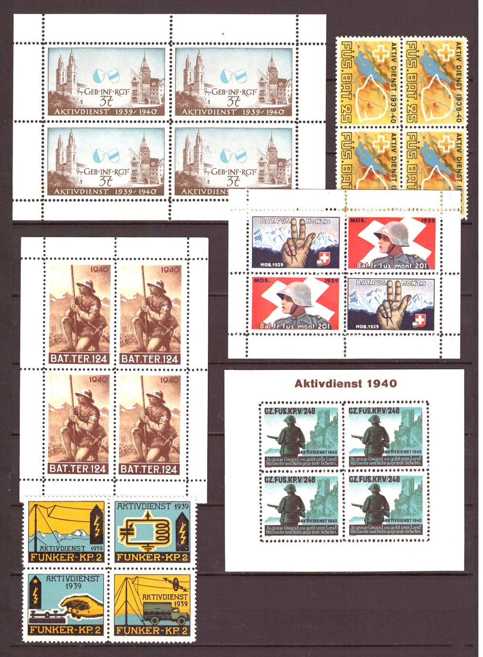 Alle Briefmarken: # 131 --- SOLDATENMARKEN – Gebraucht aus Dübendorf von Piero2