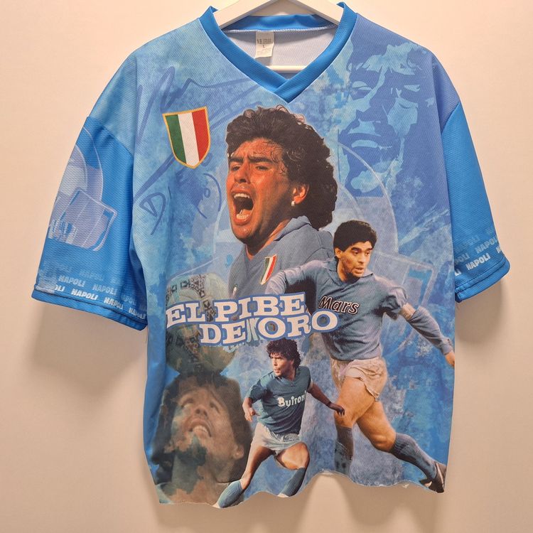 Ssc Napoli Maradona Tribute El Pibe De Oro M 64x55cm Kaufen Auf Ricardo