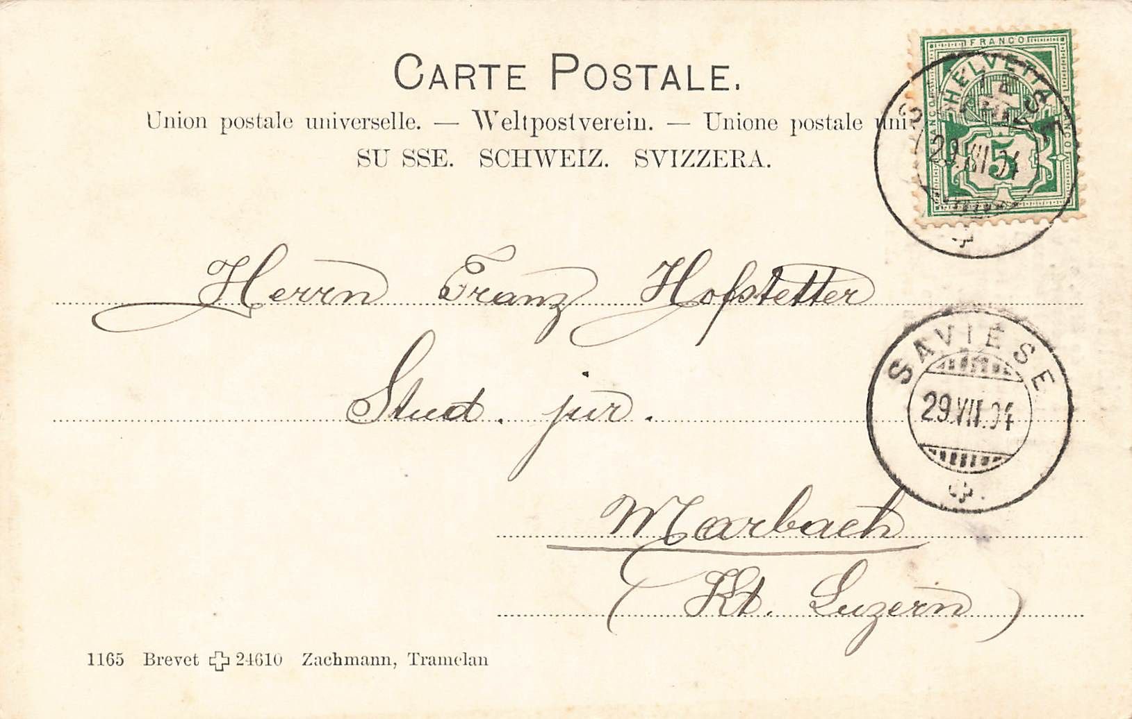 Ansichtskarten: Sion Schloss – Gebraucht aus Biasca von Blenio71 1
