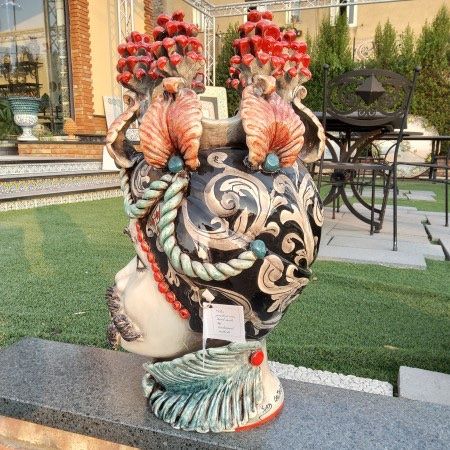 Skulpturen & Statuen: Teste di Moro Caltagirone Hand Made – Neu und originalverpackt aus Höri von ArtelavicaGmbH 1