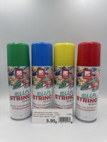 Silly String Spray, 4 Stk, Party Spass, Top Zustand!