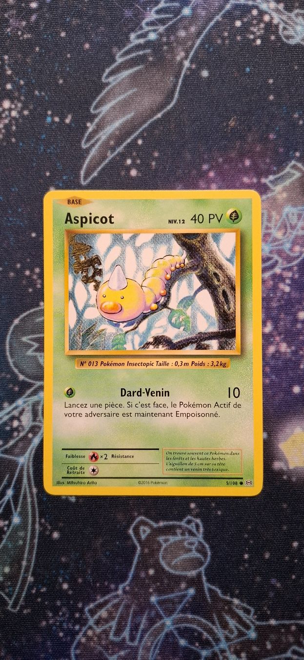 Pokémon Cartes à collectionner: Aspicot 5/108 - Evolutions FR – D'occasion à Petit-Lancy par Kara_TCG 1