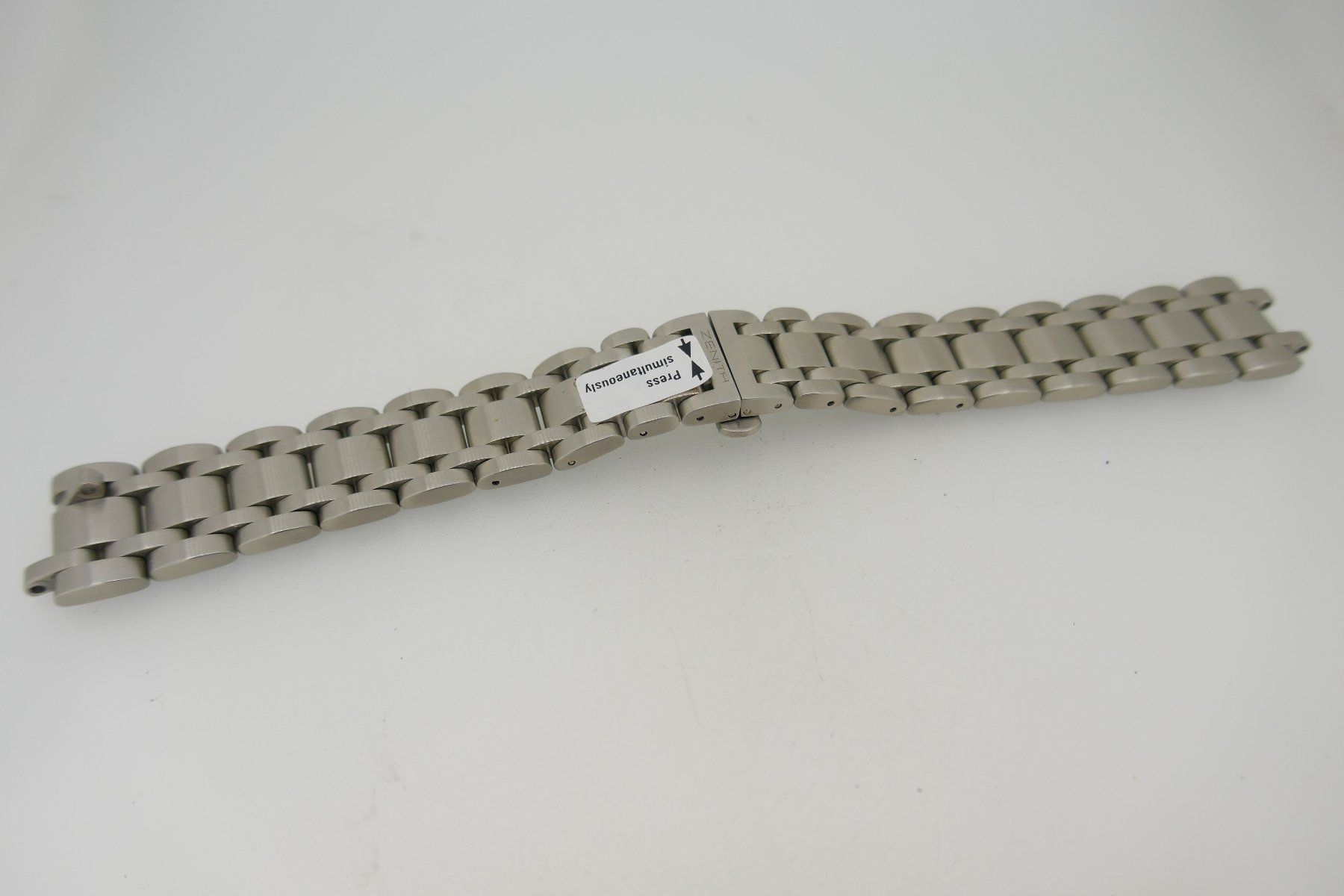 Bracciali & Braccialetti: ZENITH Rainbow Flyback Chronograph Stahlband  18 cm lang – Nuovo (secondo la descrizione) da Schaffhausen venduto da swisswatches-andmore