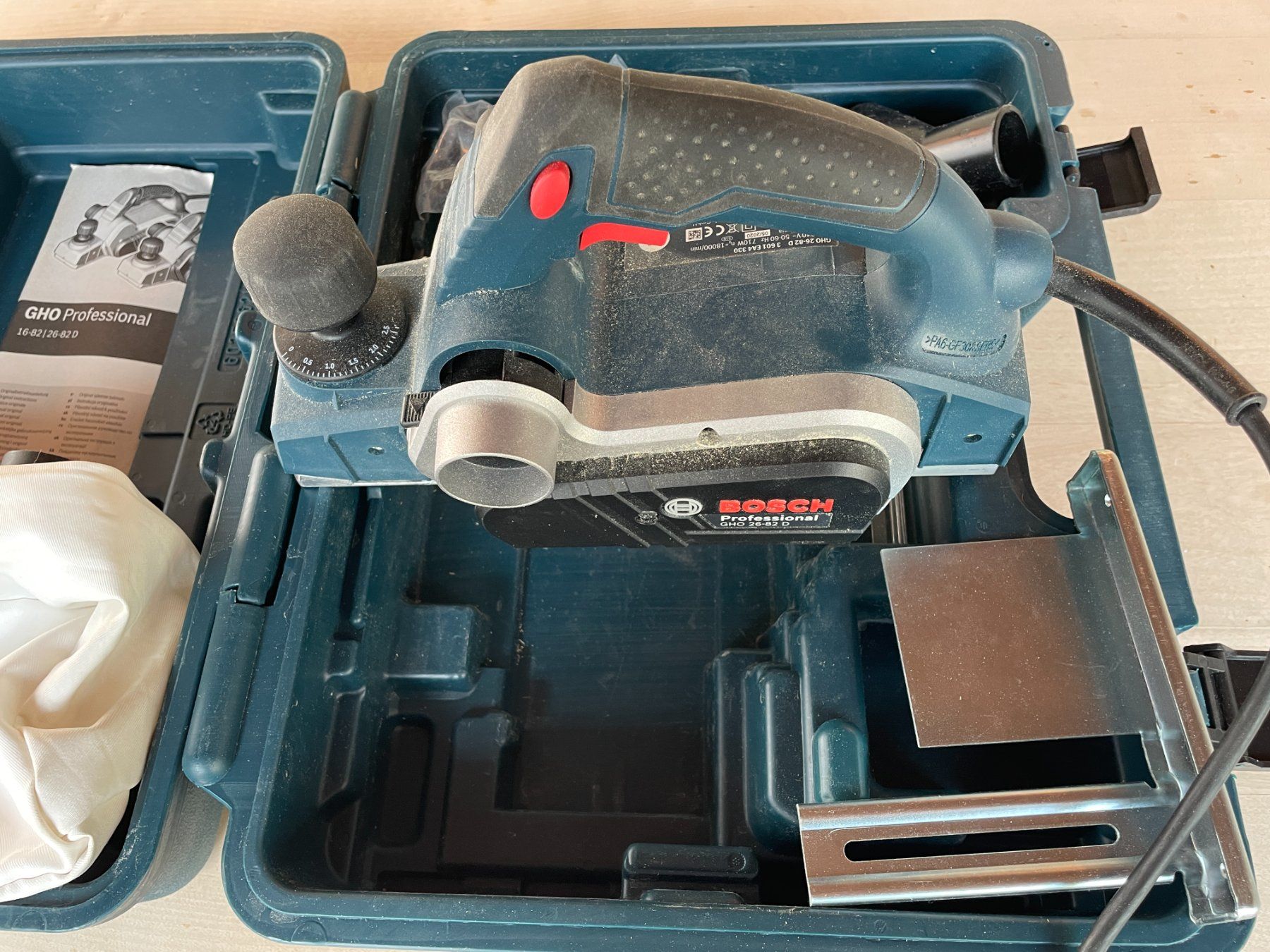 Bosch Tutti gli attrezzi: GHO 26-82 D Bosch Professional Elektrohobel – Usato da Spiegel b. Bern venduto da Koni3095