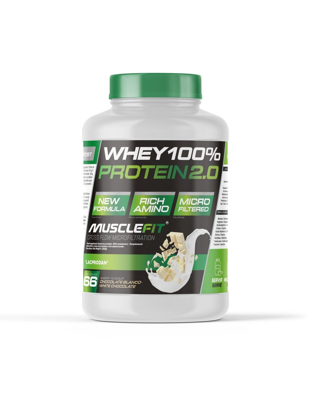 Lebensmittel & Spezialitäten: Whey Protein 2.0 - Musclefit - White Chocolate – Neu und originalverpackt aus Zürich von MUSCLECULT.FIT