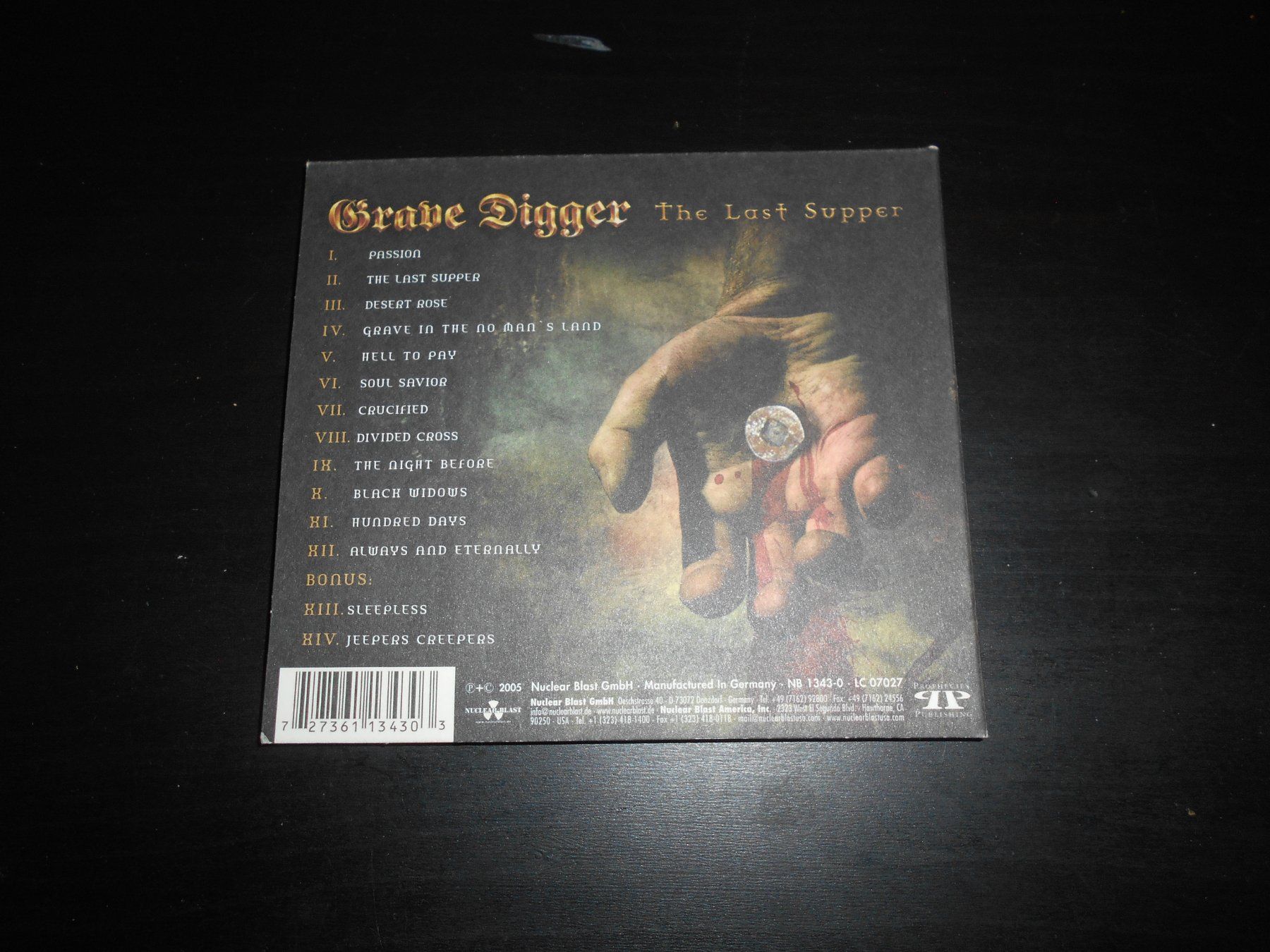 CDs: Grave Digger – The Last Supper / 2005 / Digi – Gebraucht aus Aarberg von witchhunter01 1