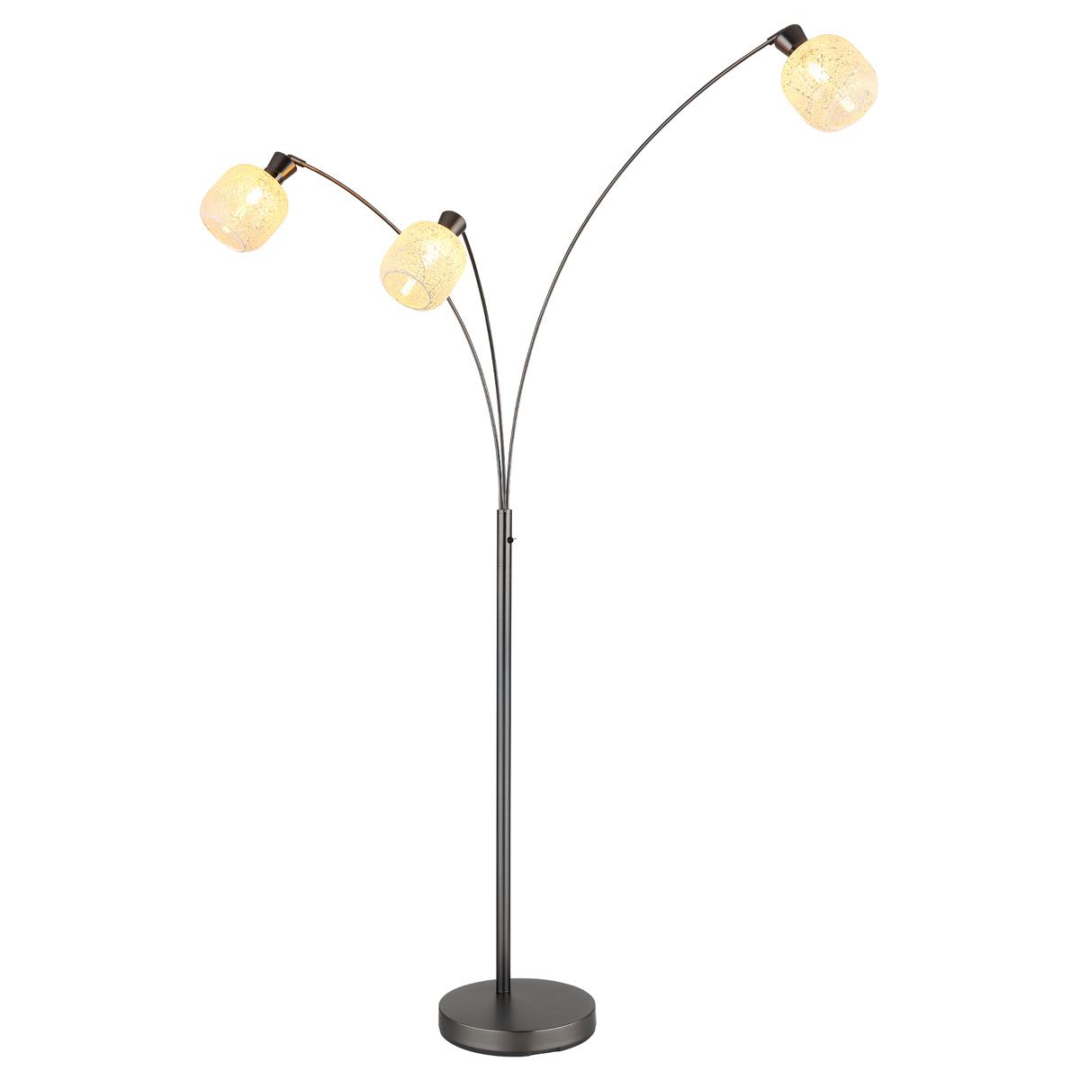 Lampade: Stehleuchte, Metall, Glas, 201 cm Höhe – Nuovo (secondo la descrizione) da Kreuzlingen venduto da Smart-Light
