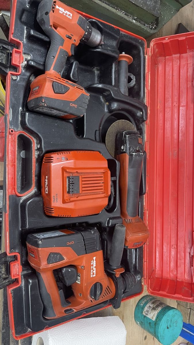 Hilti Trapani: HILTI 3 Tool kit – Usato da Thürnen venduto da schmiedekunst