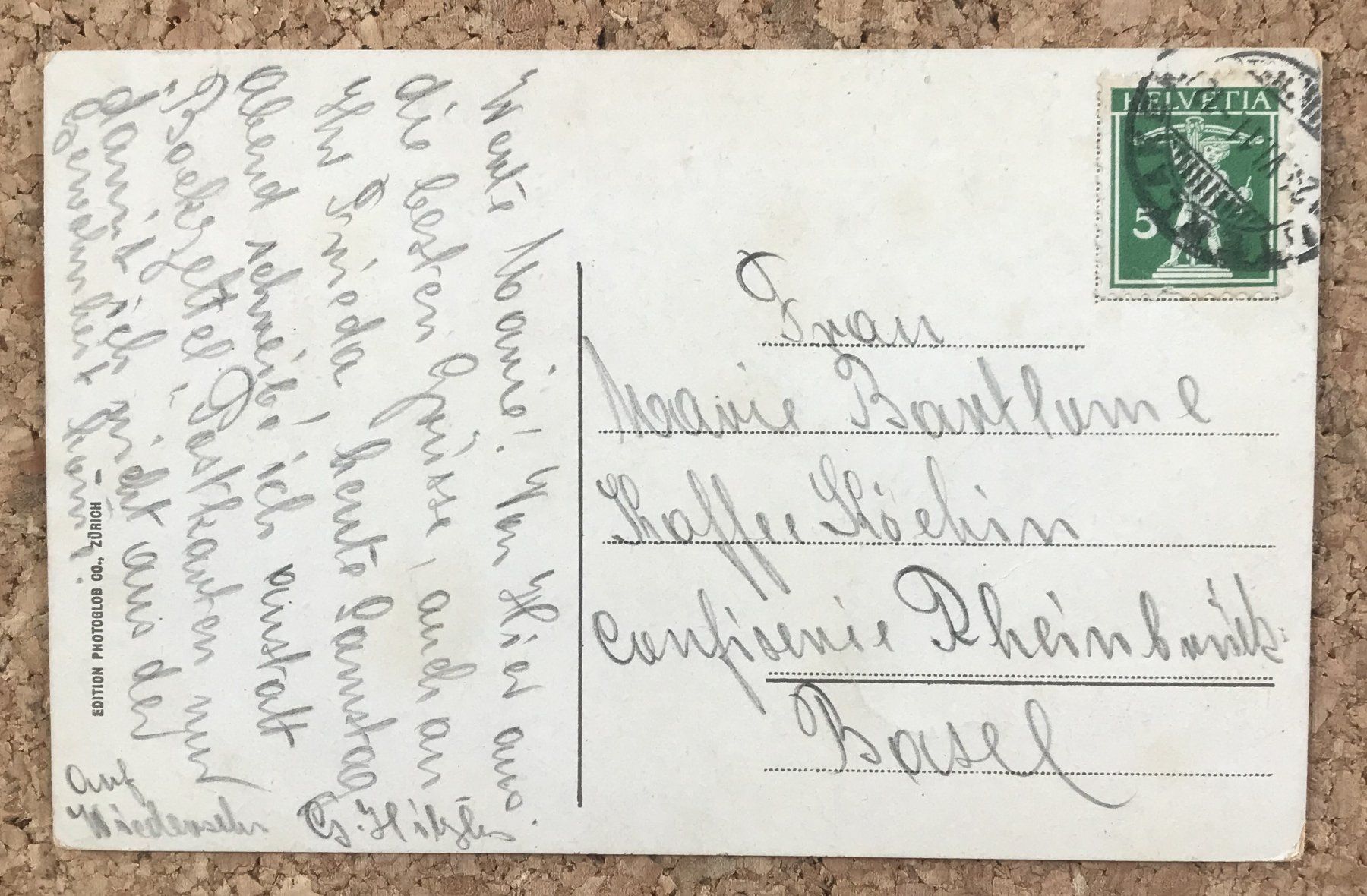 Cartes postales: ANSICHTSKARTE INTERLAKEN VON DER HEIMWEHFLUH – D'occasion à Ostermundigen par wini63 1