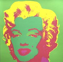 Marilyn – Siebdruck von Andy Warhol, 60 x 60 cm "After"‪