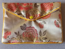 China Seiden Schmuck Tasche ca. 16x11,5cm