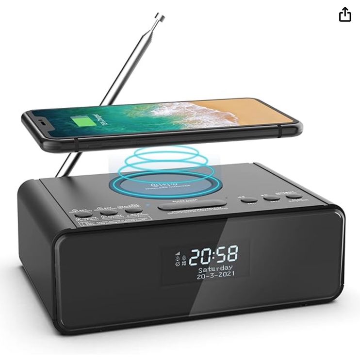 Reacher Radiowecker DAB+ und Wireless Charger Kaufen auf Ricardo