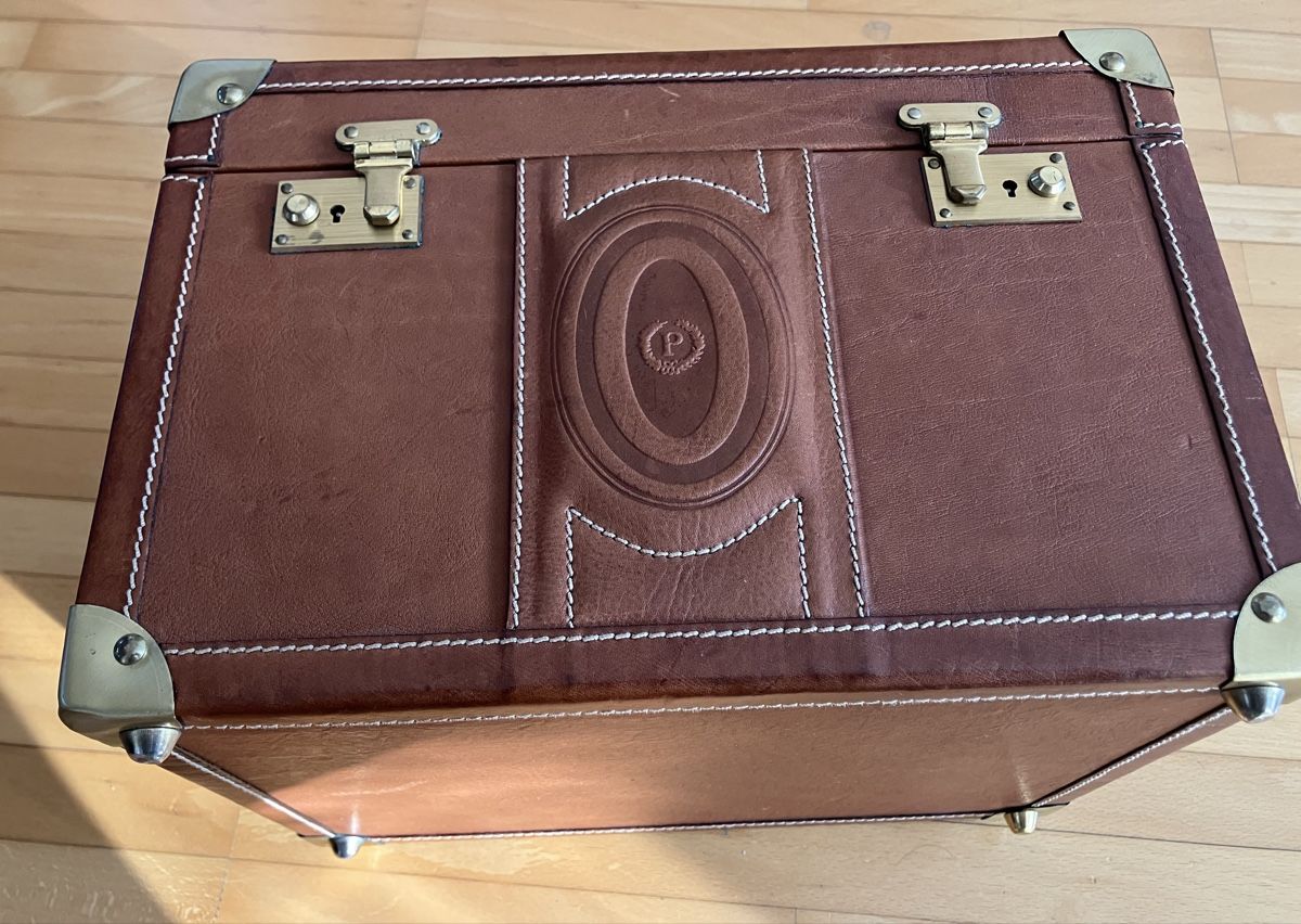 Valigie: Leder Pollini Beauty Case – Usato da Winterthur venduto da RoMaLitto 1
