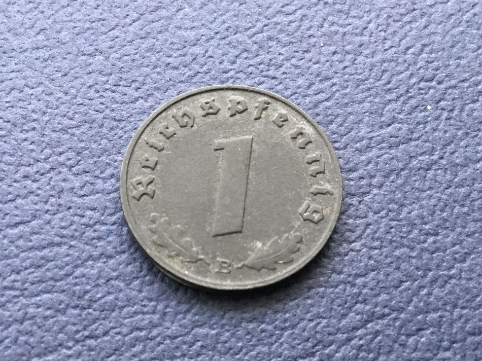 Tutti le monete: 1 Reichspfennig Drittes Reich 1942 B – Usato da St. Margrethen SG venduto da alfapeugeot10 1