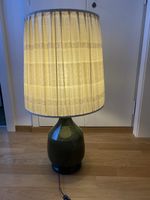 Grosse Keramik Stehlampe 90cm Vintage 70er Jahre