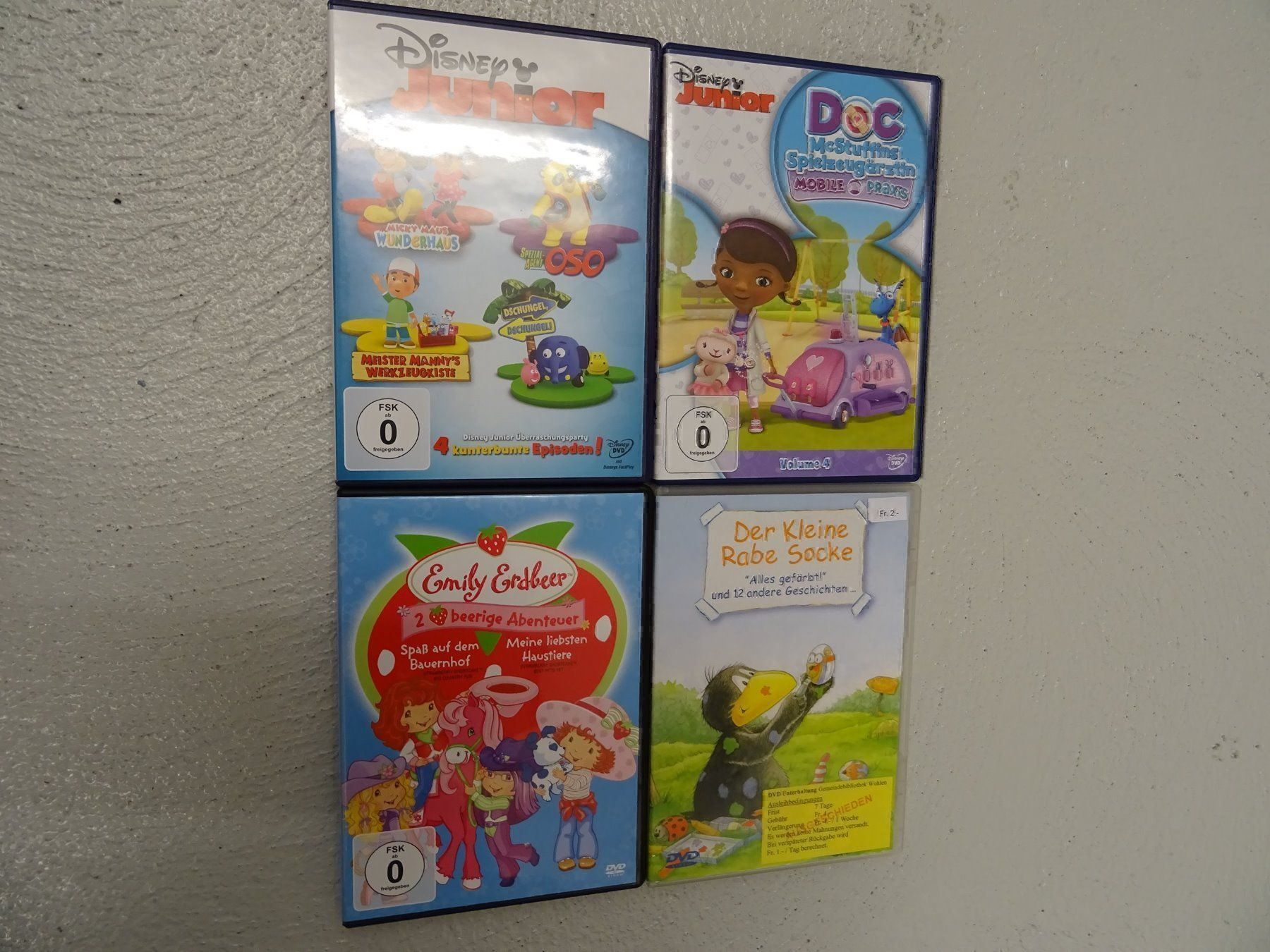 Alle DVDs: 4 Kinder DVD's – Gebraucht aus Waltenschwil von MeKo8