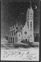 #Gruss aus St.Gallen , Linzenbühlkirche , gel. 1898