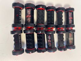LEGO - Eisenbahn 12 Paar Alte Räder