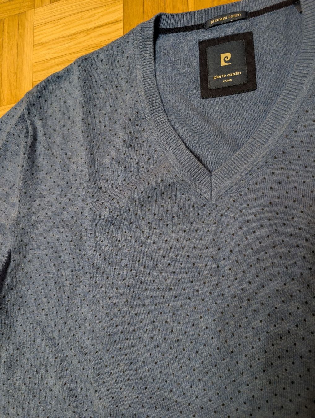 Pierre Cardin Maglioni & Felpe: Pierre Cardin Pullover blau mit V-Ausschnitt Grösse L – Nuovo (secondo la descrizione) da Zürich venduto da Singh1997 2