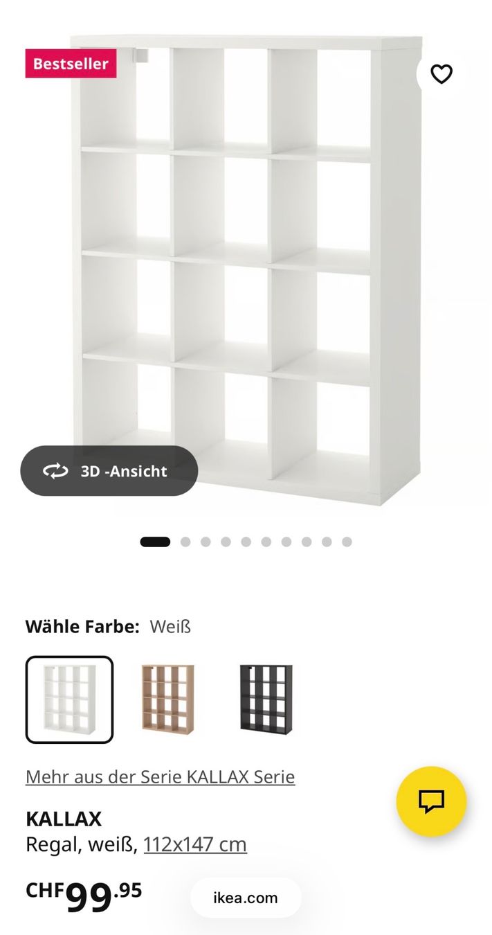 Ikea Regale: Kallax 12er Regal – Gebraucht aus Liebefeld von ah_1