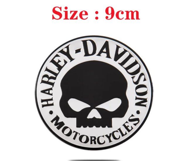 Sticker: Sticker Alu Harley Davidson Black – Nuovo e nell'imballaggio originale da Allens venduto da MADE.IN.ROCK.N.ROLL