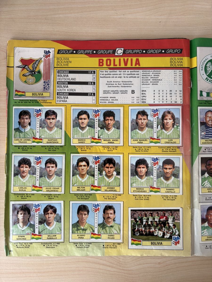 Panini Albums: Album Panini USA 94 – D'occasion à Lausanne par ValeMerky 8