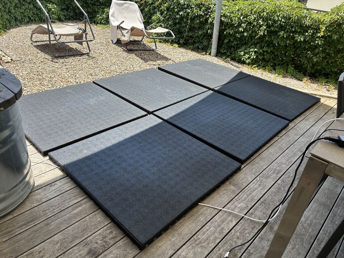 Tappetini fitness: 100CM X 100CM X 43 MM GRANUFLEX MULTIFUNKTIONSMATTEN – Usato da Schaffhausen venduto da camn01