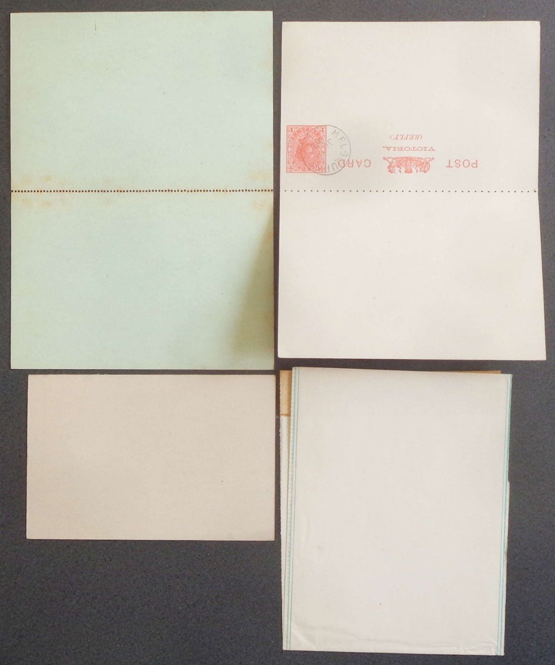 Tutti i francobolli: VICTORIA: 4 postal stationaries, Ø – Nuovo (secondo la descrizione) da Le Locle venduto da timbrettino 1