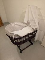 Weidenkorb-Bett 