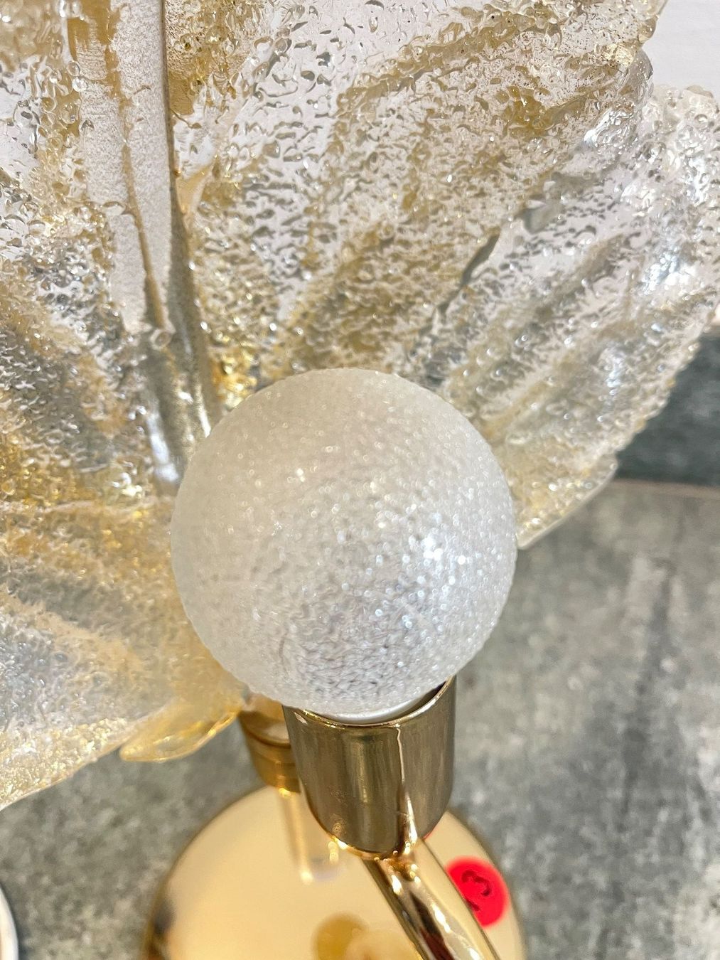 Lampen: Tischlampe mit Blattform, Vintage – Gebraucht aus Olten von ELHANDEL 6