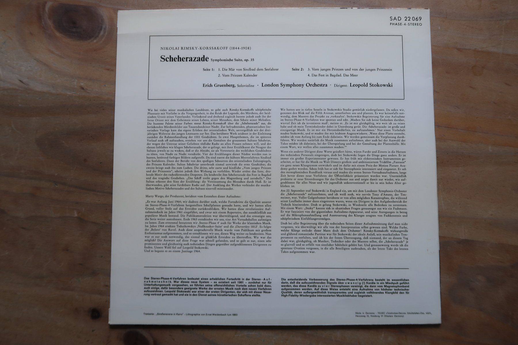 Dischi in vinile: Scheherazade - Rimsky-Korsakov - London Symphony Orchestra – Usato da Basel venduto da Patiscat 1
