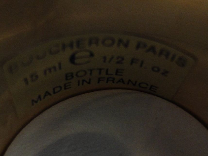 Boucheron Parfum & Eau de Toilette: Parfum BOUCHERON Paris - 15 ml  1/2Fl.oz - RARE !!! – Neu (gemäss Beschreibung) aus Biel/Bienne von 07helios032 4