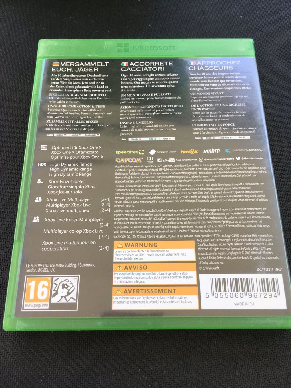 Microsoft Spiele: Monster Hunter World - Xbox One Game – Gebraucht aus St.Gallen von Punktchen01 1