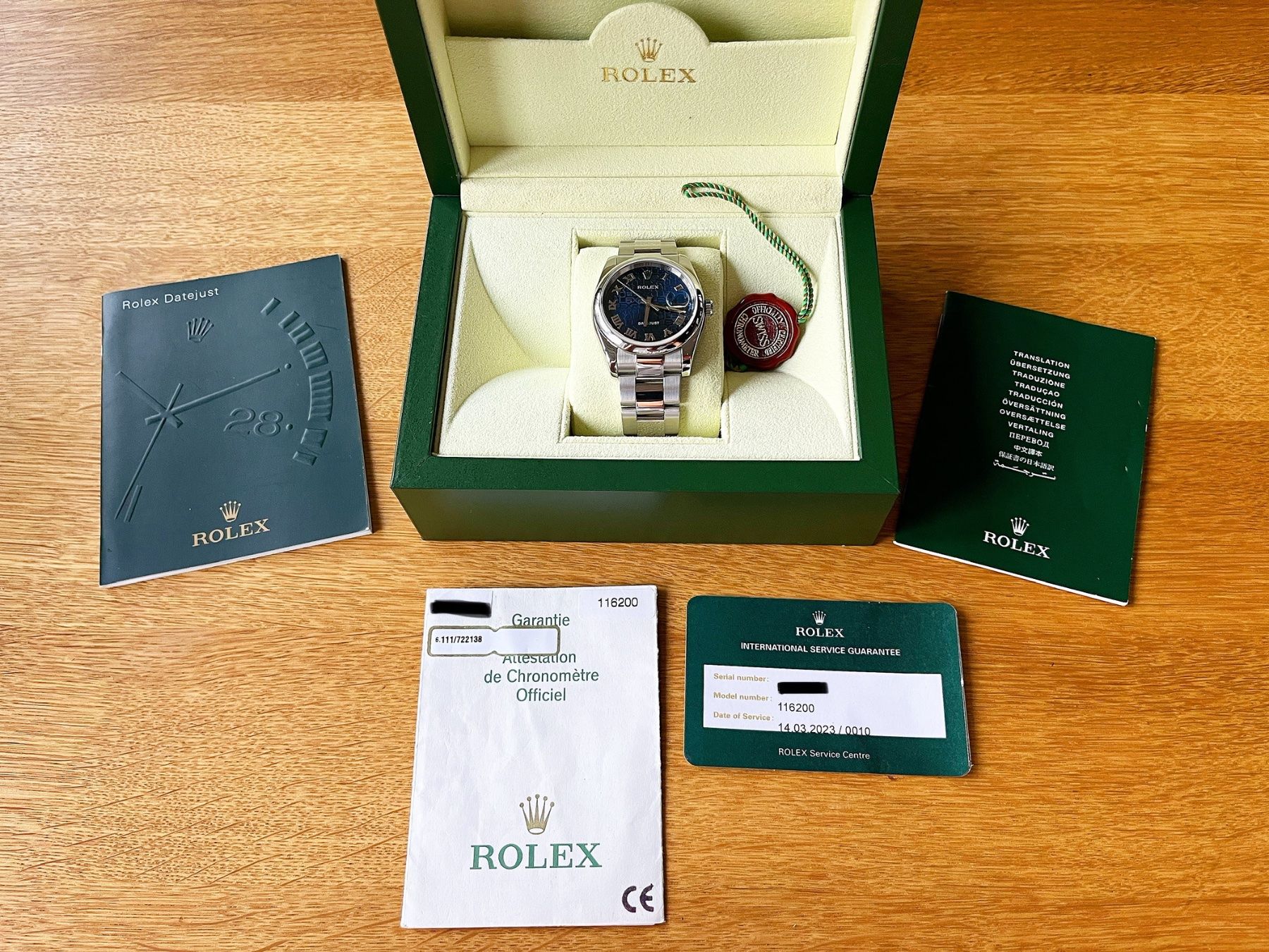Rolex Orologi: Rolex Datejust mit Rolex Zifferblatt FULLSET – Nuovo (secondo la descrizione) da Horw venduto da Richmond_Watches 3