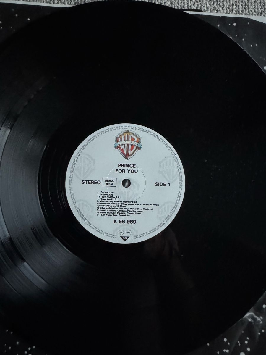 Dischi in vinile: Prince - For You - LP - 80s – Usato da Rorbas venduto da BlackstarRecords 3