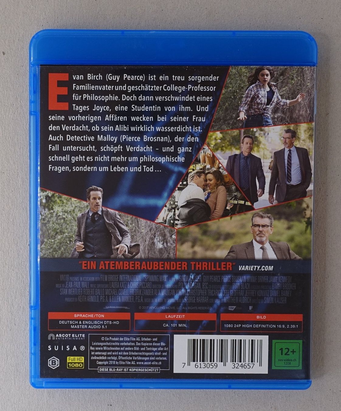 Tous les DVDs: Spinning Man – D'occasion à Sessa par fraenklishop 1