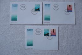 1994 3 FDC Europamarken Satz & Einzelmarken SBK 863 - 864