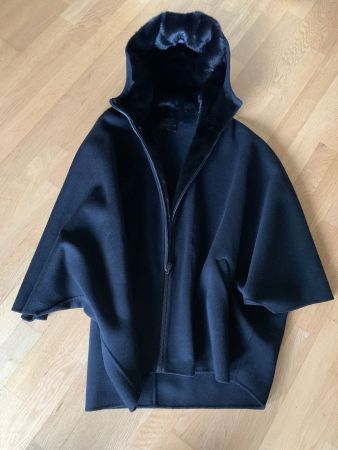 Cape, Mantel, Hotel Particulier, schwarz, Gr.L, NEU