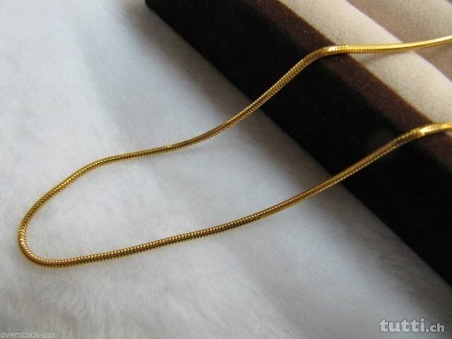Ketten: Schlangen kette Goldfarben 50cm – Neu (gemäss Beschreibung) aus Minusio von feritash