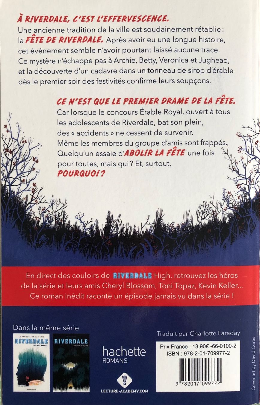 Libri: Lot de 4 romans Riverdale – Usato da Le Crêt-p-Semsales venduto da staglione69 3