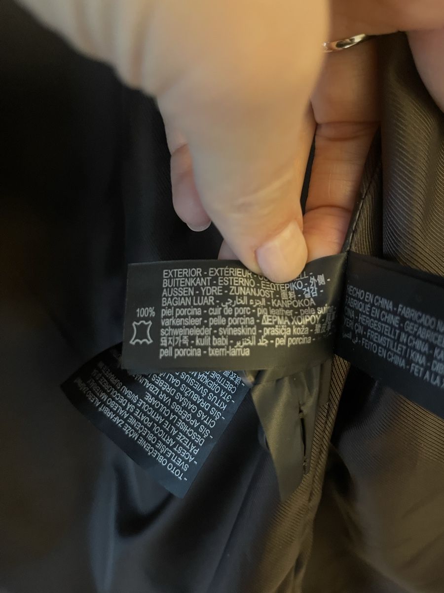 Zara Giacche: Zara Wildlederjacke 100% Echtleder, Gr M, NEU – Nuovo e nell'imballaggio originale da Horgen venduto da Ed0 4