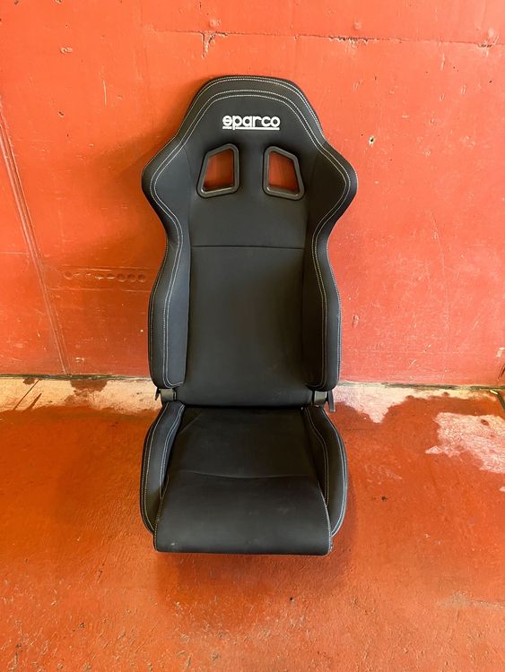 Sparco Sitz schwarz Rückenlehne verstellbar