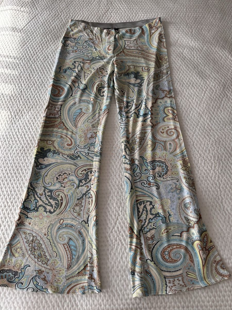 Marc Cain Pantaloni: Marc Cain Hose mit speziellem Muster – Nuovo (secondo la descrizione) da Basel venduto da Gona03