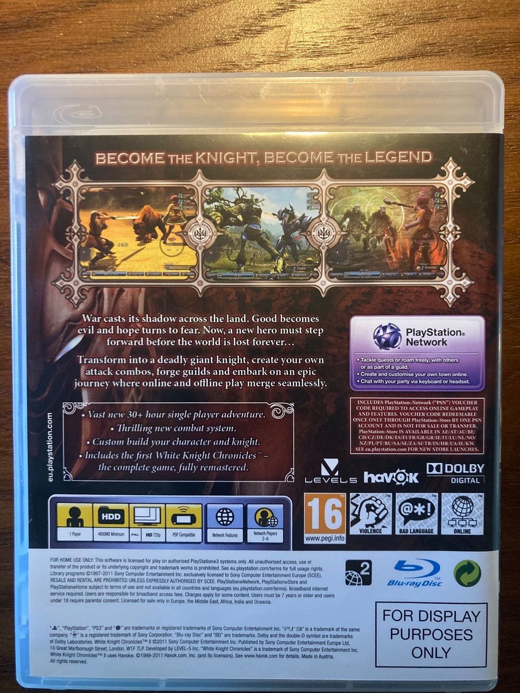 Sony Giochi: White Knight Chronicles II - Promo Disc (PS3) – Nuovo (secondo la descrizione) da Therwil venduto da annickfankhauser 1