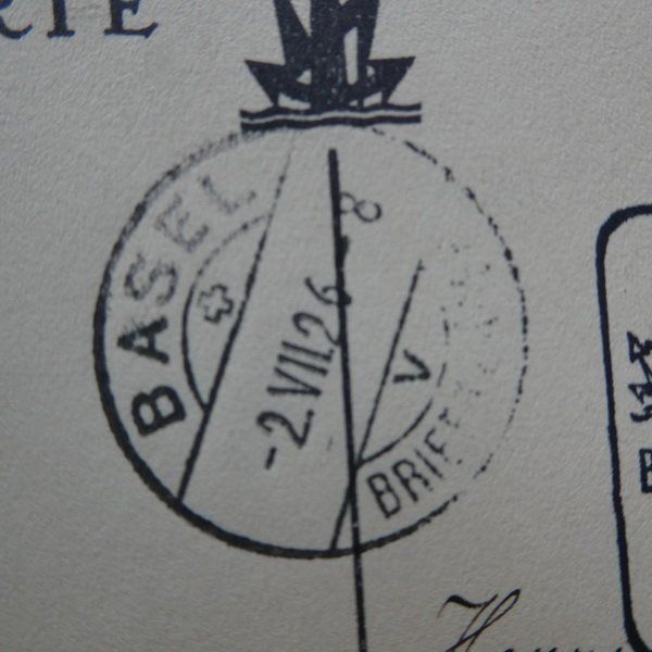 Tutti i francobolli: 1926 / 1. Flugpost BASEL - SCHAFFHAUSEN – Usato da Egliswil venduto da Trens01 2