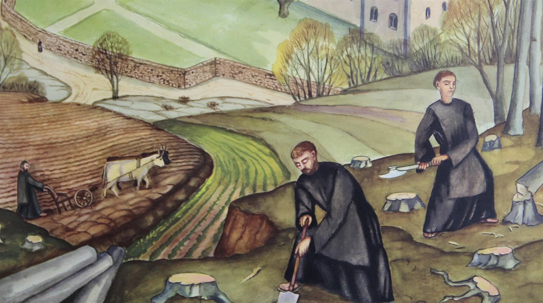 Foto & Immagini: Schulwandbild "Klosterleben 12. Jh." – Usato da Birrwil venduto da brandschatz_birrwil 5