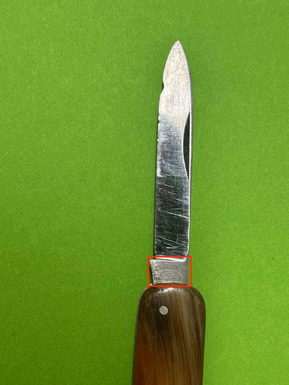 Coltelli tascabile: altes Sackmesser / Löwenmesser C. LÜTTERS & CIE – Usato da Gümligen venduto da Delphi6 2