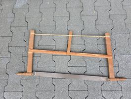 antike Hand Holz Säge 93 cm x43 cm