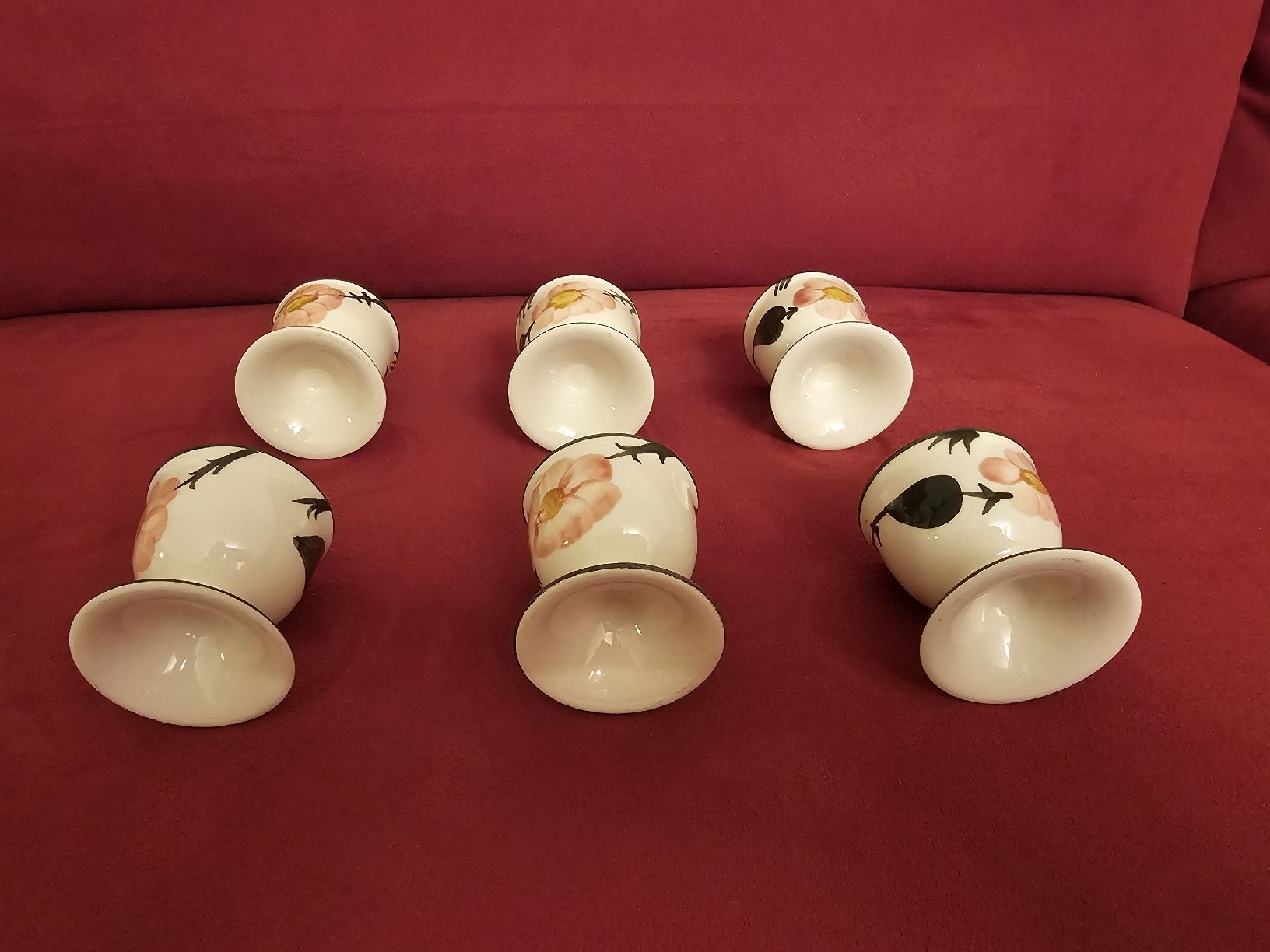 Villeroy & Boch Sonstiges Geschirr: Villeroy & Boch / 6 Eierbecher Wildrose – Neu (gemäss Beschreibung) aus Glis von Briger 4