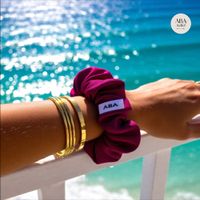 Scrunchie - Handgemachtes - Hot Pink - Weich & Haarfreun
